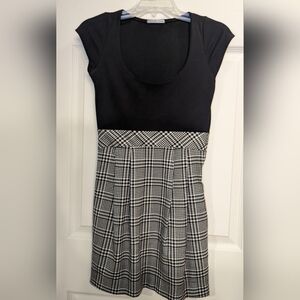 Boutique Houndstooth Mini Dress